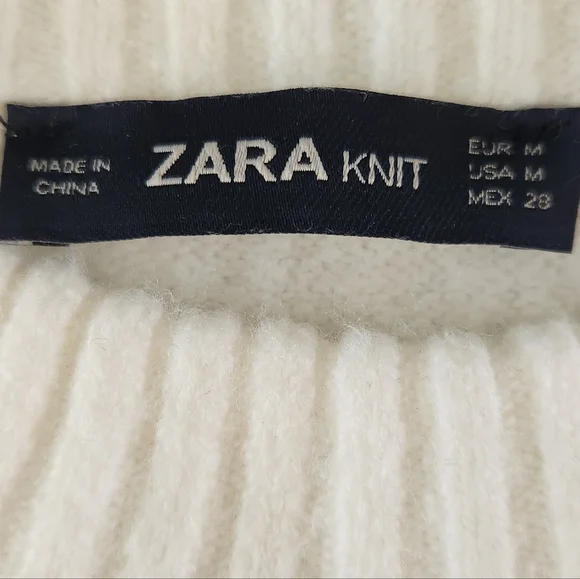Zara Faux Fur Cuff Knit Sweater - Picture 7 of 13